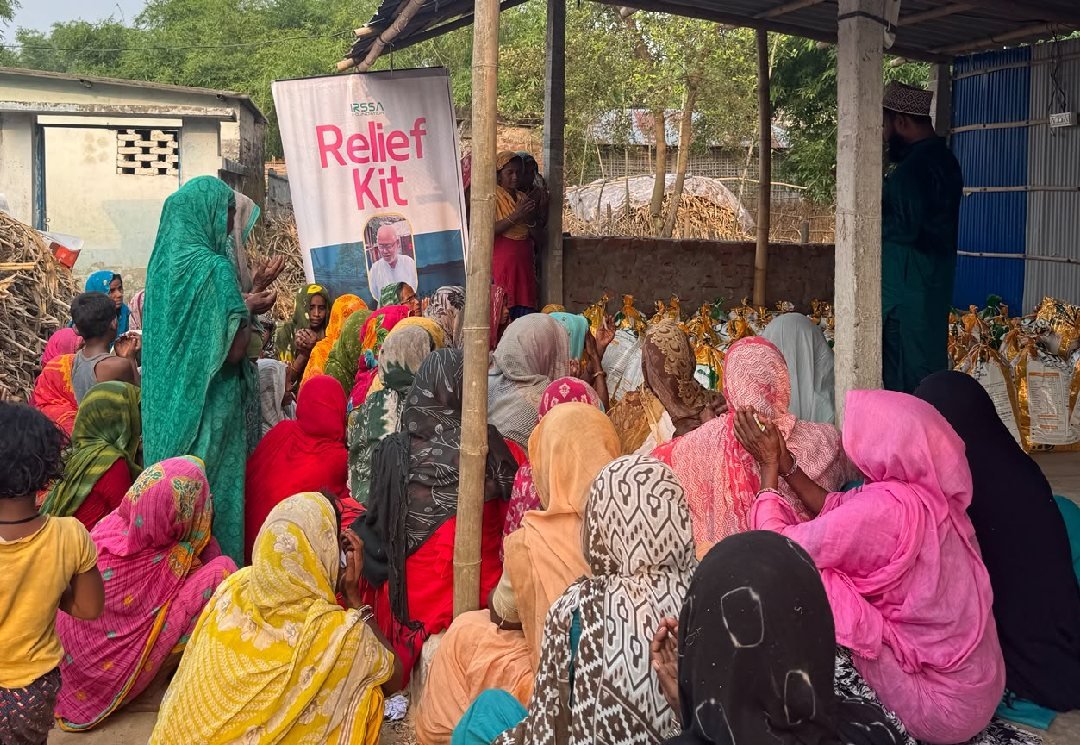 FoodEd relief distribution, Araria, Bihar — photo 3 of 5